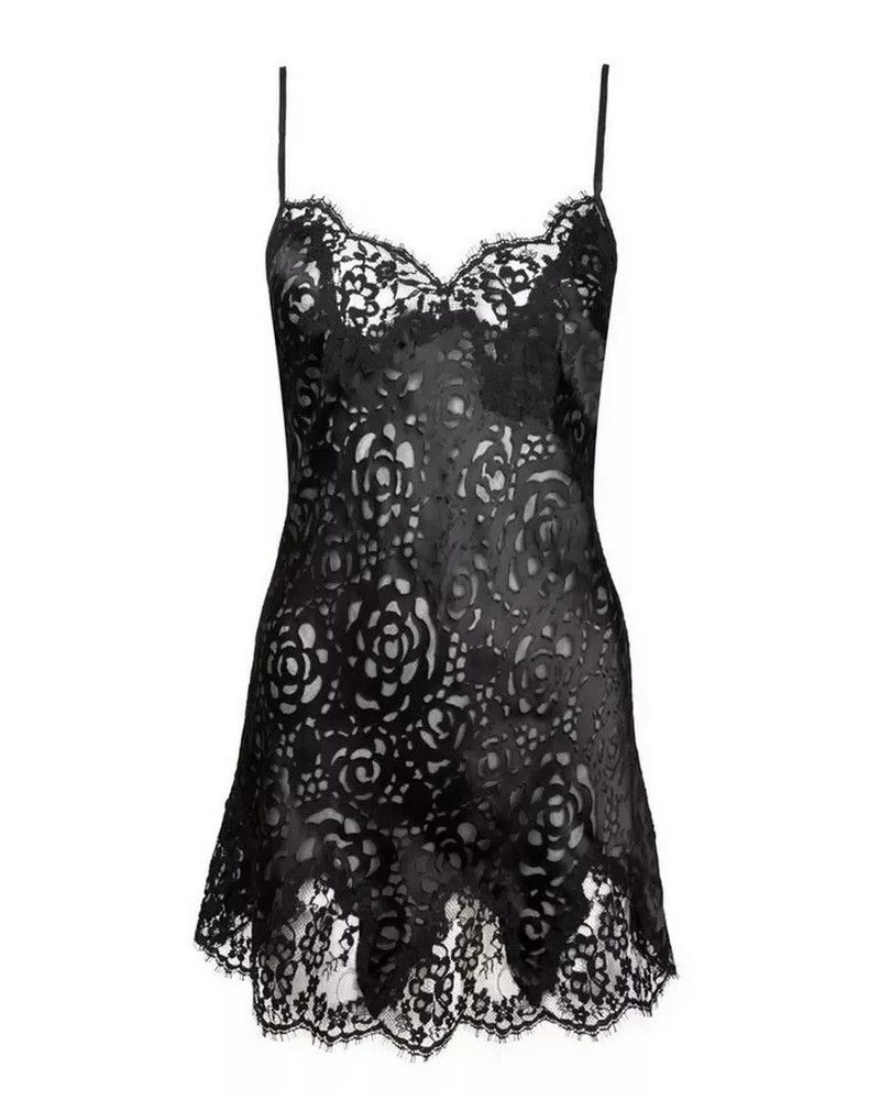 Babydoll Lise Charmel Dressing Floral (Noir) 4 Babydoll Lise Charmel Dressing Floral (Noir) – Image 2