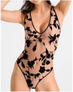 Body Aubade Boite à Désir Belle De Nuit (Noir) -Magasin De Lingerie De Mode body aubade boite a desir belle de nuit noir 2