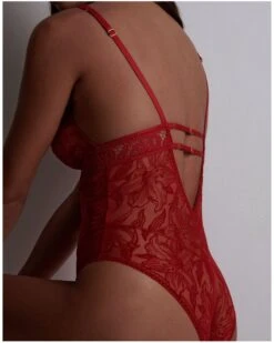 Body Aubade Coeur à Corps (Rouge Rebelle) 7 Body Aubade Coeur à Corps (Rouge Rebelle) -Magasin De Lingerie De Mode body aubade coeur a corps rouge rebelle 2