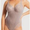 Body Emboîtant Louisa Bracq Julia (Taupe) -Magasin De Lingerie De Mode body emboitant louisa bracq julia taupe