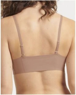 Bralette Sloggi Zero Microfibre (Cameo Brown) -Magasin De Lingerie De Mode bralette sloggi zero microfibre cameo brown 2