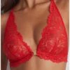 Bralette Triangle Aubade Flowermania (Rouge Floral) -Magasin De Lingerie De Mode bralette triangle aubade flowermania rouge floral