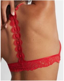 Bralette Triangle Aubade Flowermania (Rouge Floral) 7 Bralette Triangle Aubade Flowermania (Rouge Floral) -Magasin De Lingerie De Mode bralette triangle aubade flowermania rouge floral 2