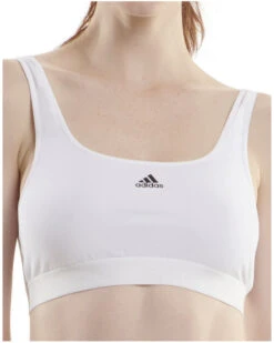 Brassière Adidas Micro Free Cut (Blanc)