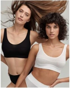 Brassière Calida Elastic (Noir) -Magasin De Lingerie De Mode brassiere calida elastic noir 2