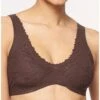 Brassière Sloggi Zero Feel Lace (Ebony Brown) -Magasin De Lingerie De Mode brassiere sloggi zero feel lace ebony brown