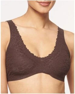 Brassière Sloggi Zero Feel Lace (Ebony Brown)