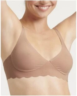 Brassière Sloggi Zero Microfibre (Cameo Brown) -Magasin De Lingerie De Mode brassiere sloggi zero microfibre cameo brown 1