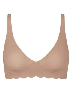 Brassière Sloggi Zero Microfibre (Cameo Brown) -Magasin De Lingerie De Mode brassiere sloggi zero microfibre cameo brown 4
