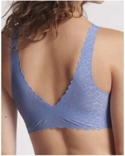 Brassière Top Sloggi Zero Feel Lace (Rivieira) -Magasin De Lingerie De Mode brassiere top sloggi zero feel lace rivieira 2