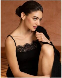 Caraco Bien-être Lise Charmel Plaisir Caresse (Noir) 12 Caraco Bien-être Lise Charmel Plaisir Caresse (Noir) -Magasin De Lingerie De Mode caraco bien etre lise charmel plaisir caresse noir 3