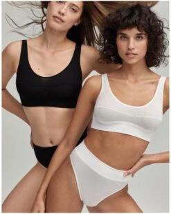 Culotte Haute Calida Elastic (Blanc) -Magasin De Lingerie De Mode culotte haute calida elastic blanc 4