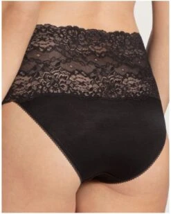 Culotte Haute Calida Sensual Secrets (Noir) -Magasin De Lingerie De Mode culotte haute calida sensual secrets noir 1