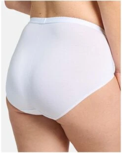 Culotte Sans Complexe Coton D'arum (Blanc) -Magasin De Lingerie De Mode culotte sans complexe coton d arum blanc 3