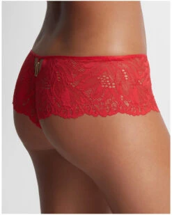 Culotte St Tropez Aubade Flowermania (Rouge Floral) -Magasin De Lingerie De Mode culotte st tropez aubade flowermania rouge floral 2