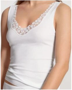 Débardeur Calida Feminin Sense 100% Coton (Blanc)