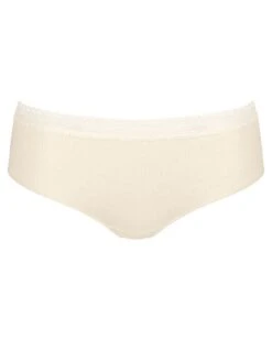 Hipsters (Lot De 2) Coton Bio Sloggi GO Ribbed (Angora) -Magasin De Lingerie De Mode hipsters lot de 2 coton bio sloggi go ribbed angora 4