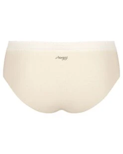 Hipsters (Lot De 2) Coton Bio Sloggi GO Ribbed (Angora) -Magasin De Lingerie De Mode hipsters lot de 2 coton bio sloggi go ribbed angora 6