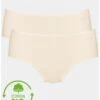 Lot De 2 Slips Midi Sloggi GO (Coton Bio) Poudré -Magasin De Lingerie De Mode lot de 2 slips midi sloggi go coton bio poudre