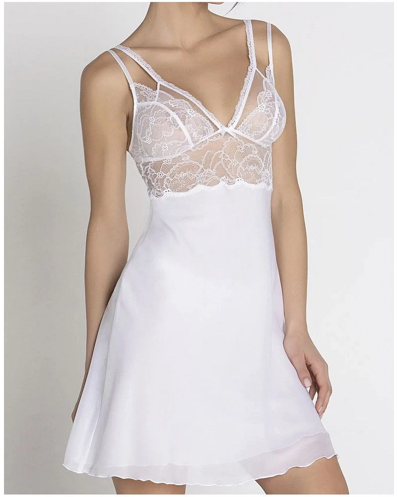 Nuisette Charme Lise Charmel Féérie Couture (Blanc) 6 Nuisette Charme Lise Charmel Féérie Couture (Blanc) – Image 4