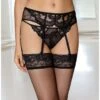 Porte-jarretelles Lise Charmel Dressing Floral (Noir) 2 Porte-jarretelles Lise Charmel Dressing Floral (Noir) -Magasin De Lingerie De Mode porte jarretelles lise charmel dressing floral noir