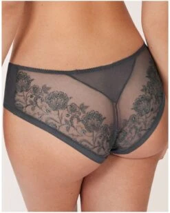Shorty Empreinte Joséphine (Fusain) 7 Shorty Empreinte Joséphine (Fusain) -Magasin De Lingerie De Mode shorty empreinte josephine fusain 2