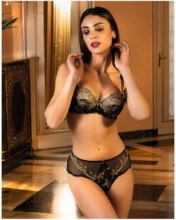 Shorty Lise Charmel Déesse En Glam (Or Glamour) -Magasin De Lingerie De Mode shorty lise charmel deesse en glam or glamour 7