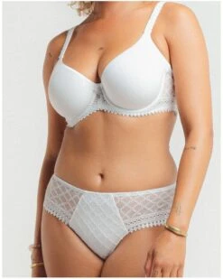 Shorty Louisa Bracq Paco (Blanc) 7 Shorty Louisa Bracq Paco (Blanc) -Magasin De Lingerie De Mode shorty louisa bracq paco blanc 2