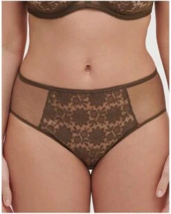 Simone Perele Shorty Simone Pérèle Amazone (Vert Nomade) -Magasin De Lingerie De Mode shorty simone perele amazone vert nomade 1