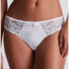 Slip Brésilien Aubade Mon Bijou (Blanc) -Magasin De Lingerie De Mode slip bresilien aubade mon bijou blanc