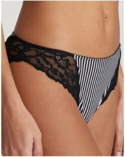 Slip Brésilien Marie Jo Sydny (Tuxedo Black) 9 Slip Brésilien Marie Jo Sydny (Tuxedo Black) -Magasin De Lingerie De Mode slip bresilien marie jo sydny tuxedo black 1
