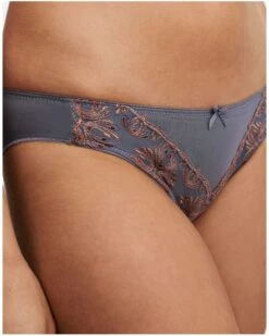 Slip Chantelle Champs-Elysées (Slate Grey) -Magasin De Lingerie De Mode slip chantelle champs elysees slate grey 1