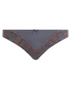 Slip Chantelle Champs-Elysées (Slate Grey) -Magasin De Lingerie De Mode slip chantelle champs elysees slate grey 5