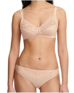 Slip Chantelle Every Curve (Beige Doré) -Magasin De Lingerie De Mode slip chantelle every curve beige dore 3