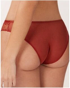 Slip Empreinte Ellen (Rouge Toscan) 7 Slip Empreinte Ellen (Rouge Toscan) -Magasin De Lingerie De Mode slip empreinte ellen rouge toscan 2
