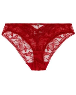 Slip Italien Aubade Coeur à Corps (Rouge Rebelle) -Magasin De Lingerie De Mode slip italien aubade coeur a corps rouge rebelle 1