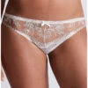 Slip Italien Aubade Trésor Infini (White Wind) -Magasin De Lingerie De Mode slip italien aubade tresor infini white wind