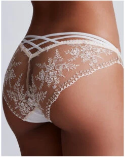 Slip Italien Aubade Trésor Infini (White Wind) -Magasin De Lingerie De Mode slip italien aubade tresor infini white wind 2