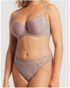 Slip Louisa Bracq Julia (Taupe) -Magasin De Lingerie De Mode slip louisa bracq julia taupe 2
