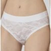 Slip Midi Sloggi GO Allround Lace (Blanc) -Magasin De Lingerie De Mode slip midi sloggi go allround lace blanc