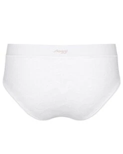 Slip Midi Sloggi GO Allround Lace (Blanc) -Magasin De Lingerie De Mode slip midi sloggi go allround lace blanc 3