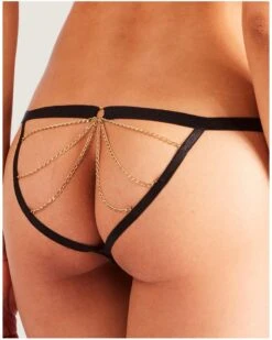 Slip Mini-coeur Aubade Boite à Désir Nuit Précieuse (Noir) -Magasin De Lingerie De Mode slip mini coeur aubade boite a desir nuit precieuse noir 1