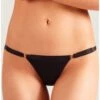 Slip Mini-coeur Aubade Boite à Désir Nuit Précieuse (Noir) -Magasin De Lingerie De Mode slip mini coeur aubade boite a desir nuit precieuse noir