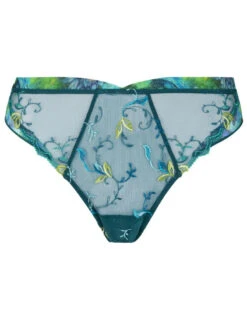 Slip Séduction Lise Charmel Grâce Aquatique (Floral Aqua) -Magasin De Lingerie De Mode slip seduction lise charmel grace aquatique floral aqua 1