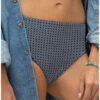 Slip Taille Haute Antigel Daily Paillette (Denim Paillette) -Magasin De Lingerie De Mode slip taille haute antigel daily paillette denim paillette