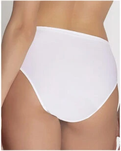 Slip Taille Haute Lise Charmel Été Frivole (Blanc Frivole) 11 Slip Taille Haute Lise Charmel Été Frivole (Blanc Frivole) -Magasin De Lingerie De Mode slip taille haute lise charmel ete frivole blanc frivole 3