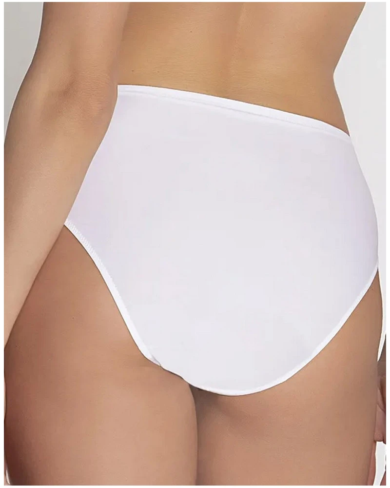 Slip Taille Haute Lise Charmel Été Frivole (Blanc Frivole) 6 Slip Taille Haute Lise Charmel Été Frivole (Blanc Frivole) – Image 4