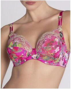 Soutien-gorge Armatures Bien-être Lise Charmel Envolée De Fleurs (Envolée Fuschia) -Magasin De Lingerie De Mode soutien gorge armatures bien etre lise charmel envolee de fleurs envolee fuschia 1