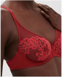 Simone Perele Soutien-gorge Armatures Décolleté Plongeant Simone Pérèle Saga (Lipstick) 10 Simone Perele Soutien-gorge Armatures Décolleté Plongeant Simone Pérèle Saga (Lipstick) -Magasin De Lingerie De Mode soutien gorge armatures decollete plongeant simone perele saga lipstick 2