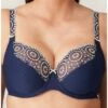 Soutien-gorge Balconnet Coupe Tulipe Prima Donna Osino (Bleu Saphire) -Magasin De Lingerie De Mode soutien gorge balconnet coupe tulipe prima donna osino bleu saphire
